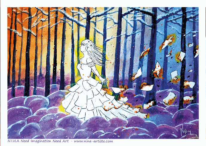 Carte Postale "Lost in the Wood"