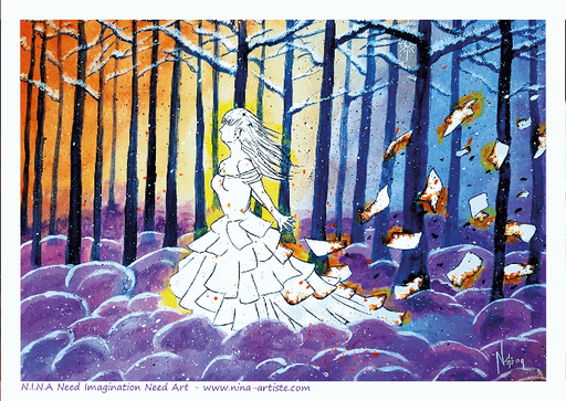 Carte Postale "Lost in the Wood"